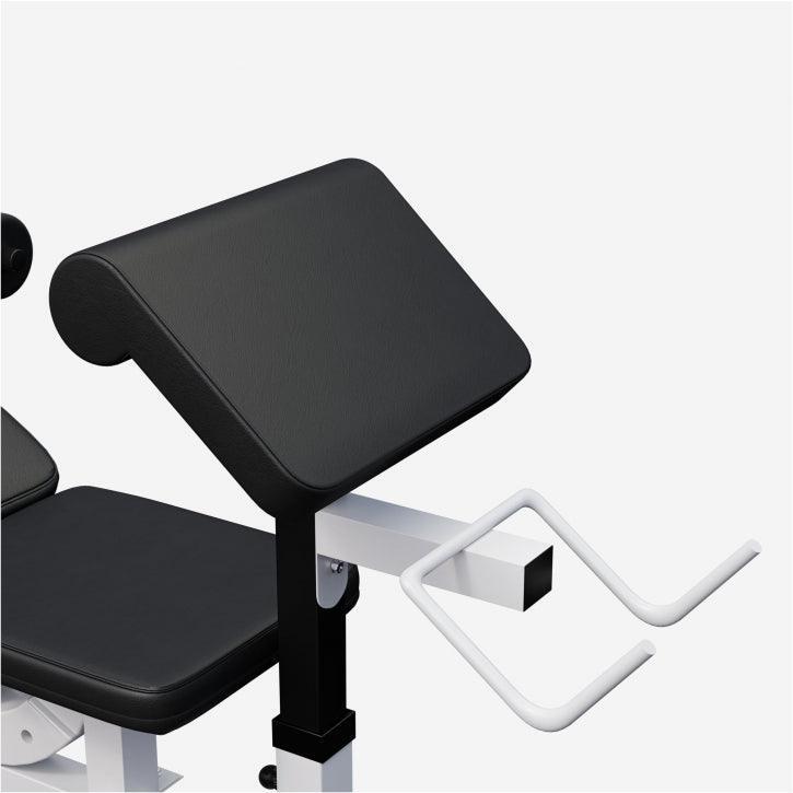 Banca multifunctionala cu set gantere cromate de 108kg