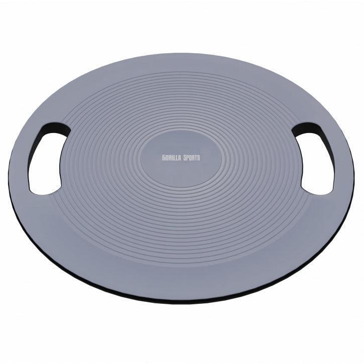 GORILLA SPORTS Balance Board mit Griffen in Schwarz/Dunkelgrau