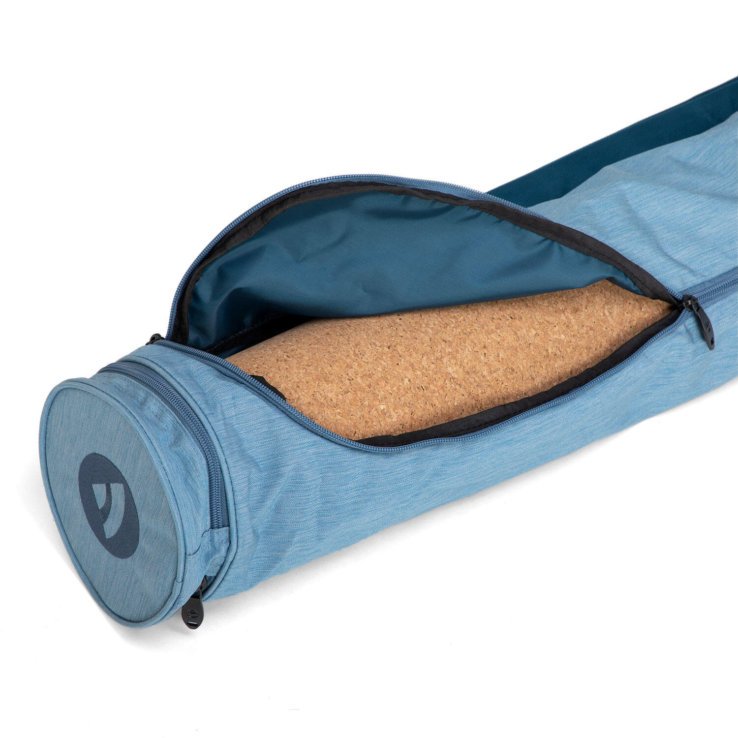 Yogamatten Tasche Asana Bag XXL 80  graublau meliert , Polyester/Polyamide 3/4