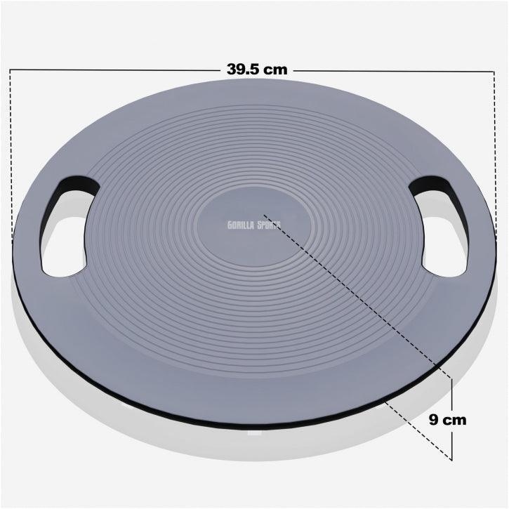 PLANCHE D'ÉQUILIBRE AVEC POIGNÉES | DIAM 39,5CM HAUT 9CM | FITNESS ET ÉQUILIBRE