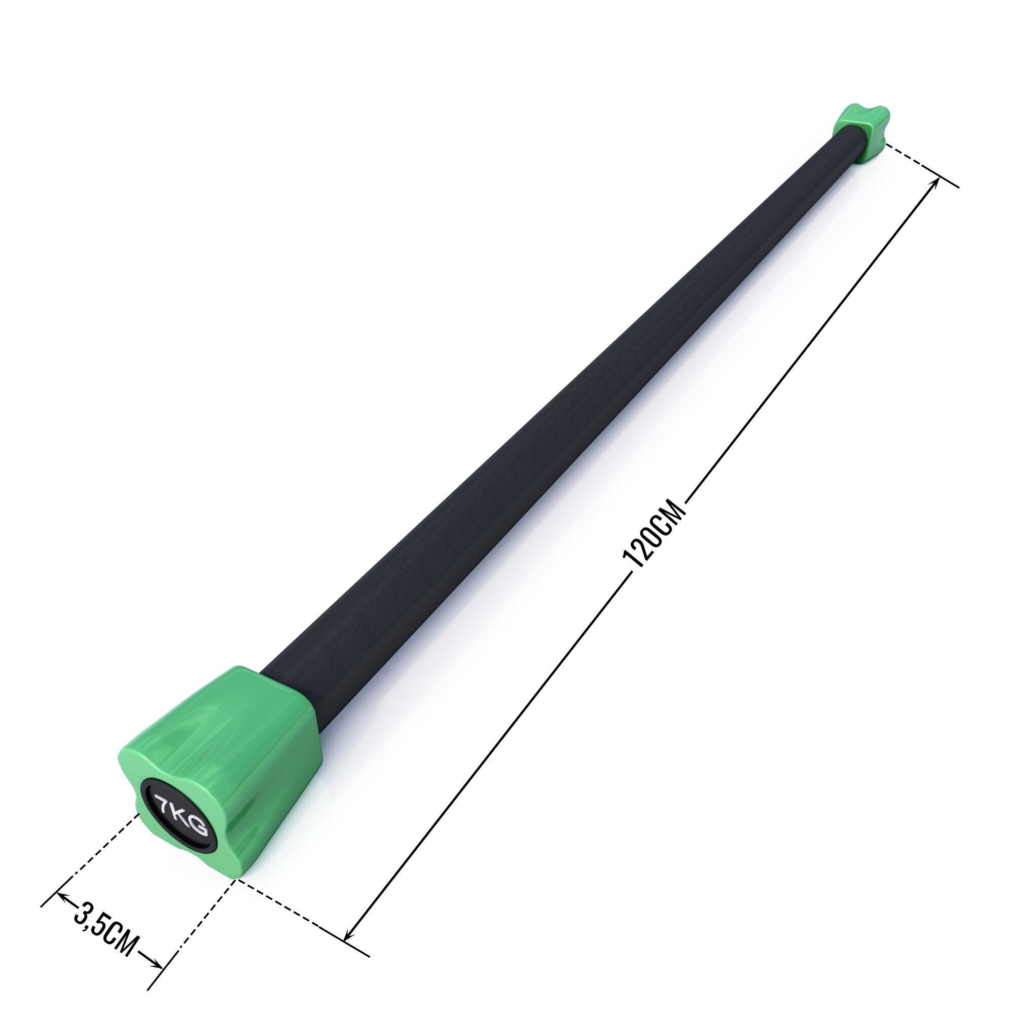 Barra Aerobica Gorilla Sports 120 cm Acciaio Antiscivolo 1–10 kg 3/7