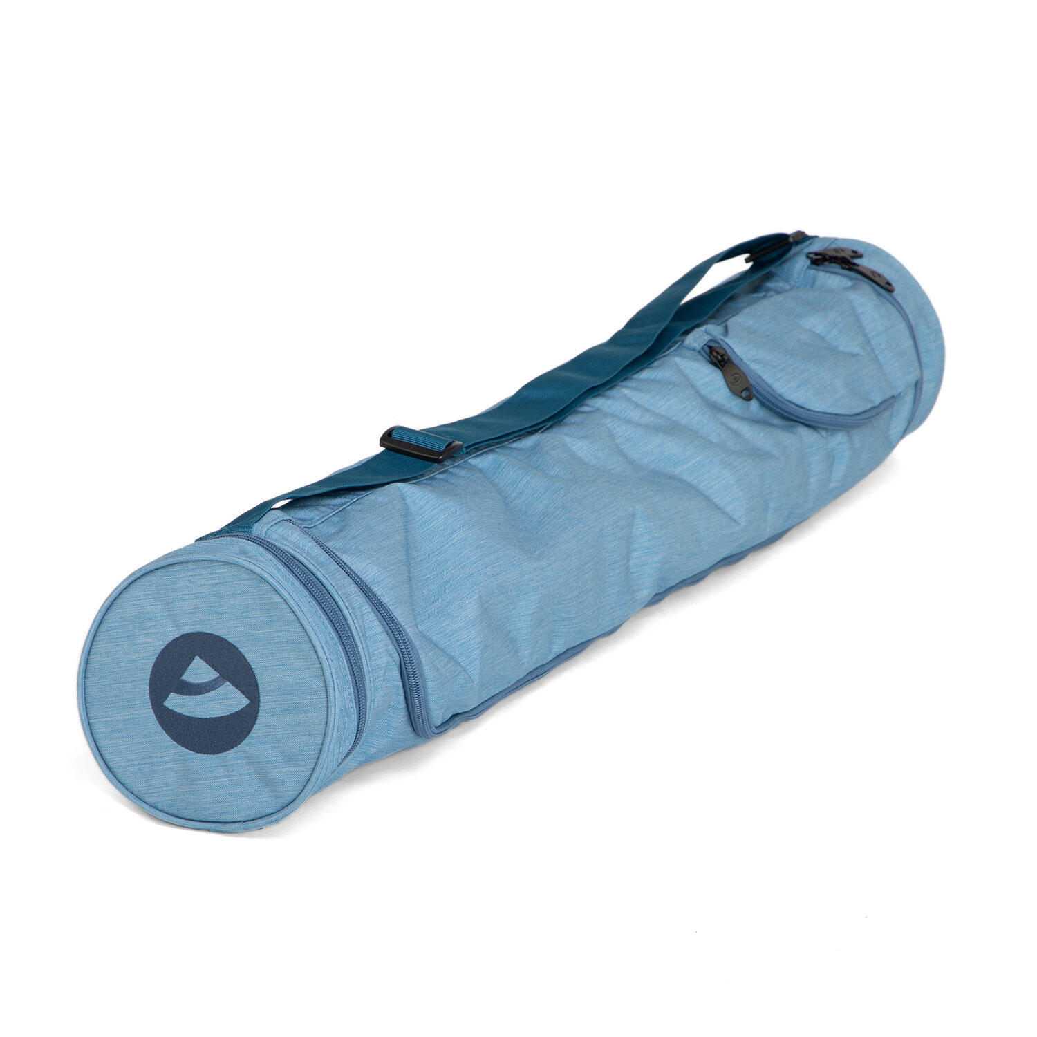 Yogamatten Tasche Asana Bag XXL 80  graublau meliert , Polyester/Polyamide 2/4