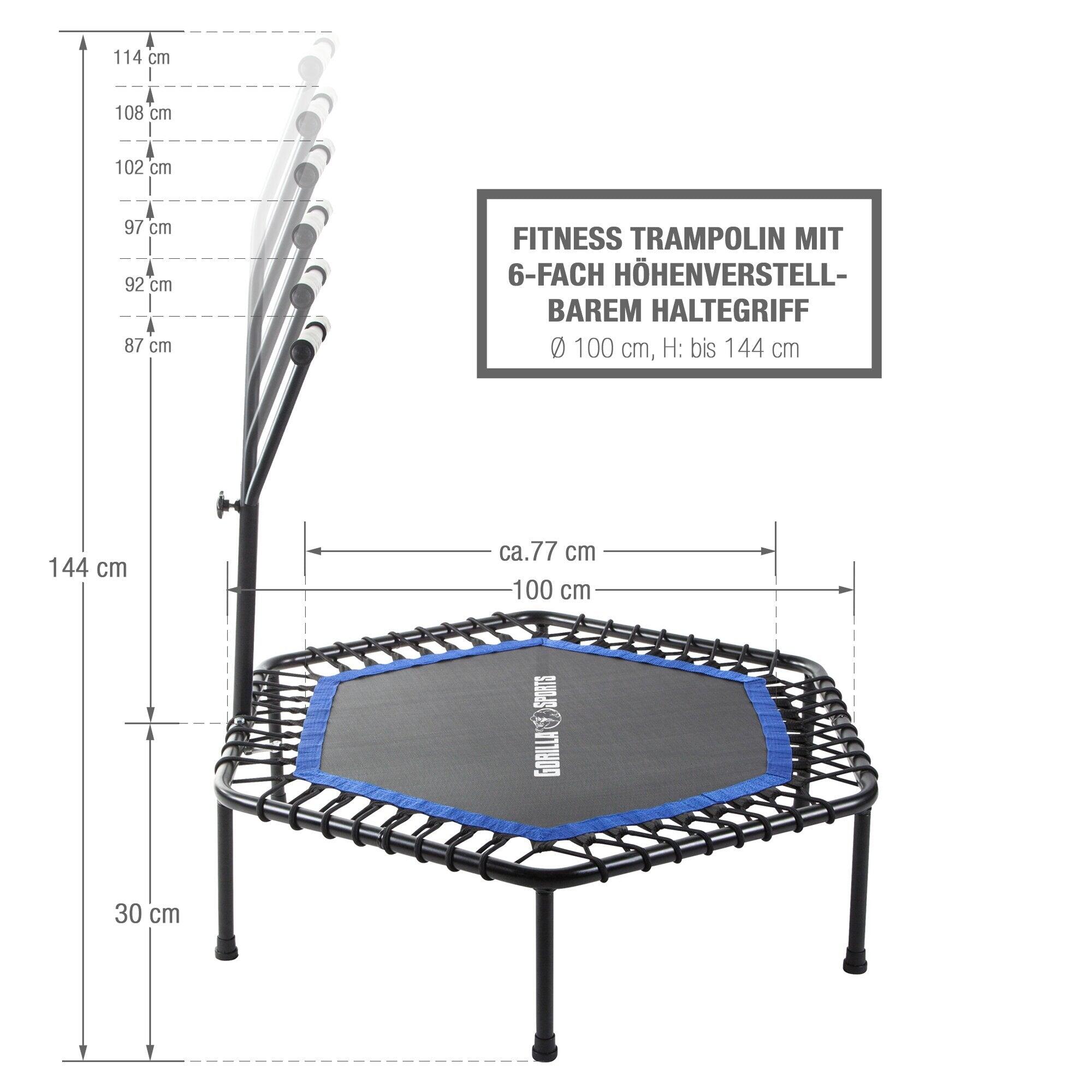 TRAMPOLINE FITNESS DIAM 77CM | FITNESS PRO | COLORIS AU CHOIX 7/7