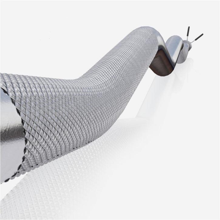 GORILLA SPORTS Barra de Pesas Curl EZ Gorilla Sports 120 cm Cromada Diámetro 30/31mm