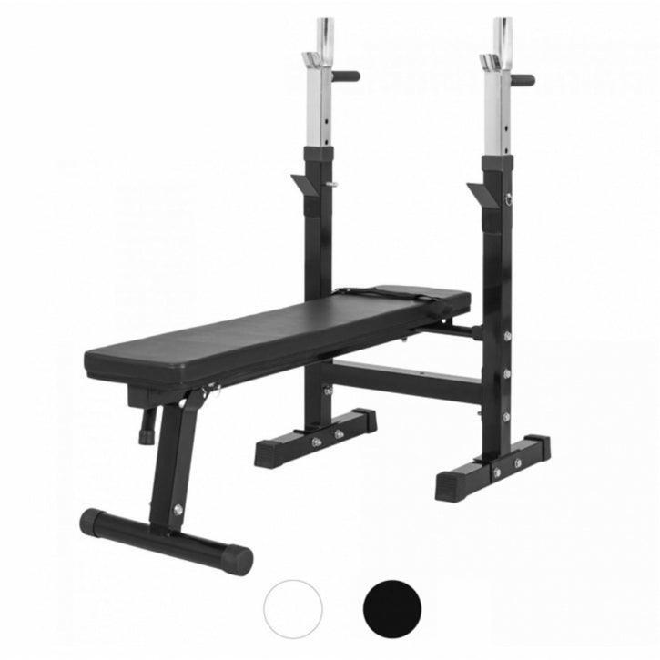 Halterbank Zwart met 100 kg Halterset - Fitnessbank - Halter met gewichten - 2/7