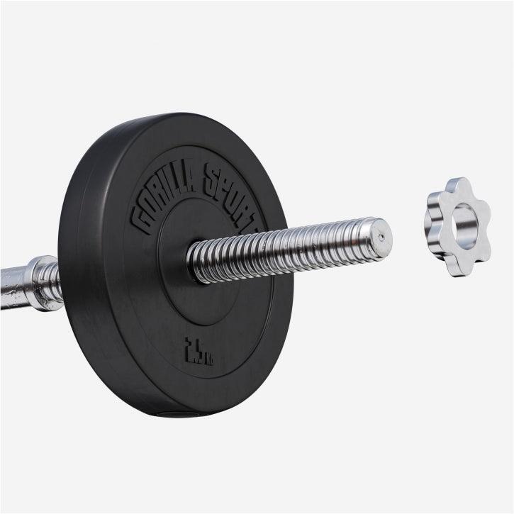 DISQUE DE MUSCULATION PLASTIQUE | DIAM 31MM | AU CHOIX DE 1,25KG À 15KG