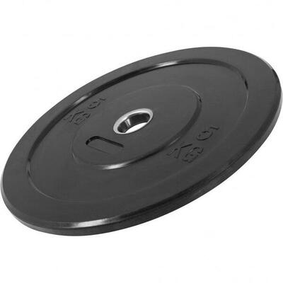 Bumper plate - halterschijf - 10 kg - rubber - 50 mm