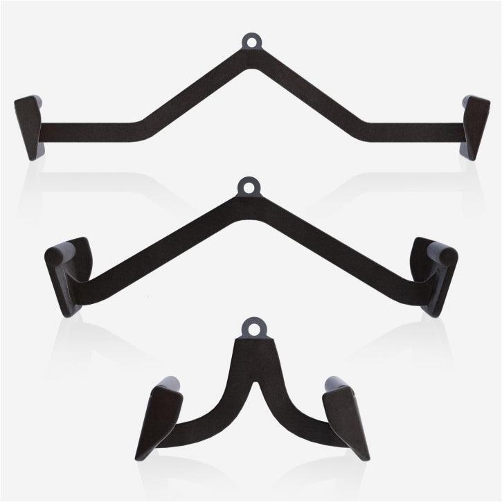 Set de 3 poignées de traction latissimus/d'aviron en caoutchouc 5/7