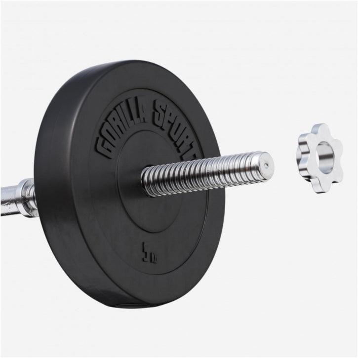 DISQUE DE MUSCULATION PLASTIQUE | DIAM 31MM | AU CHOIX DE 1,25KG À 15KG
