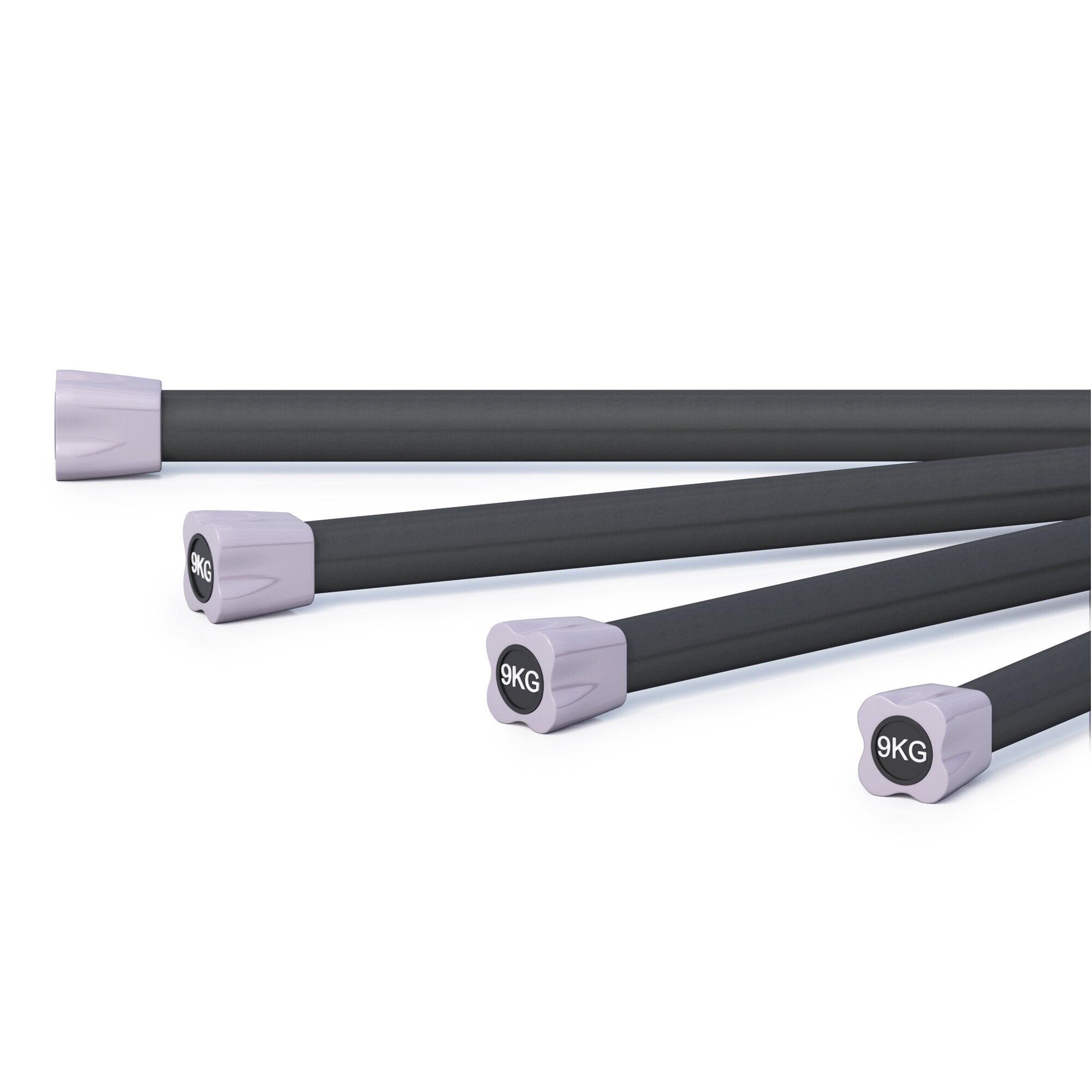 BARRE DROITE LESTÉE 120CM | MUSCULATION ET FITNESS | POIDS AU CHOIX DE 1KG À 10K 7/7