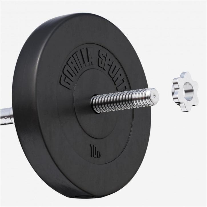 DISQUE DE MUSCULATION PLASTIQUE | DIAM 31MM | AU CHOIX DE 1,25KG À 15KG