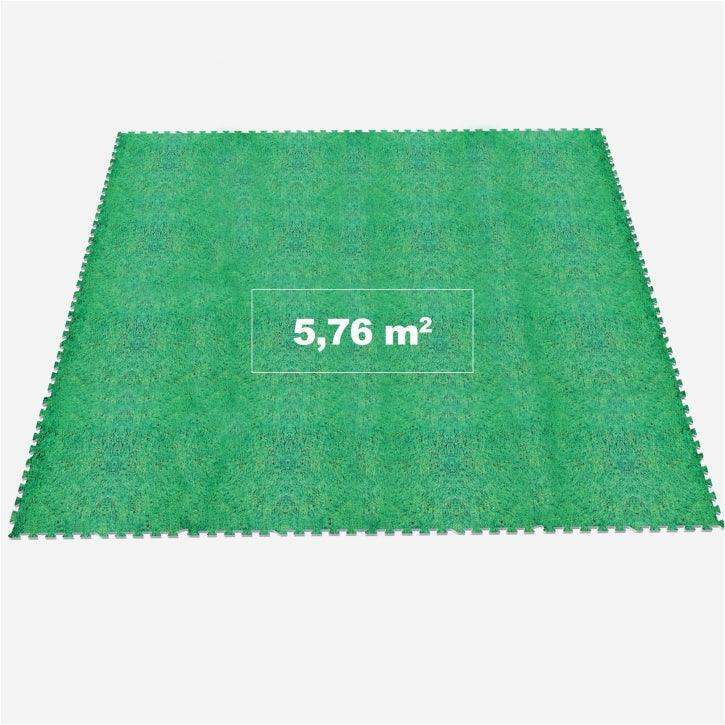 Tapis de Protection Fitness Puzzle - 16 Dalles, 60x60x1,2 cm, Tapis de Sol 6/7