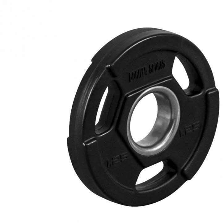 POIDS DISQUES OLYMPIQUES EN FONTE AVEC REVETEMENT CAOUTCHOUC | DIAMETRE 51 MM | 2/7