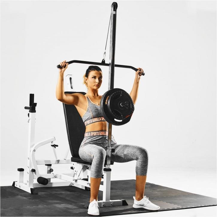 Gorilla Sports Lat Pulley Attachment - Voor Universele Halterbank  - Lat station 4/7