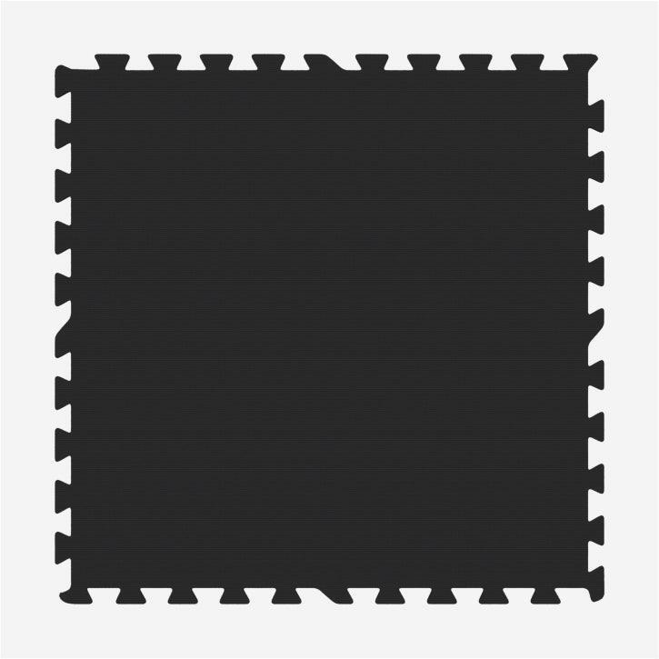 Tapis de protection - 16 pièces - Total 5,76 m2 - Noir - Sol sportif - Puzzle 2/7