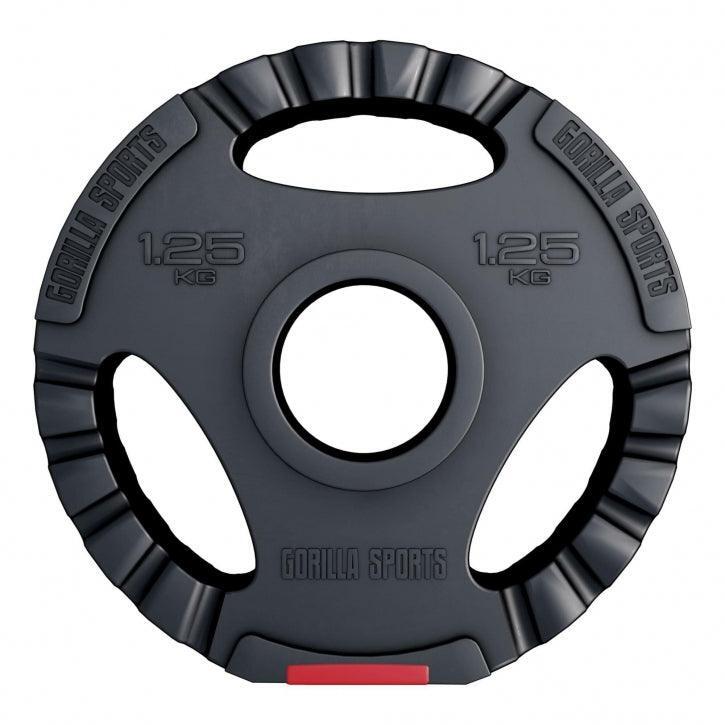 Set discuri Olimpice cu Grip 30 kg - 2 x 5 kg + 2 x 10 kg Ø 50/51mm