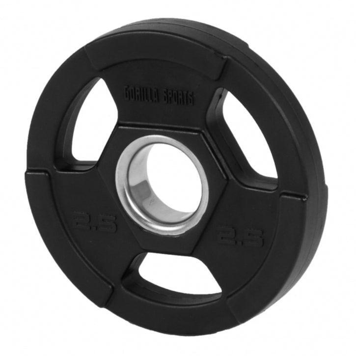 POIDS DISQUES OLYMPIQUES EN FONTE AVEC REVETEMENT CAOUTCHOUC | DIAMETRE 51 MM | 7/7