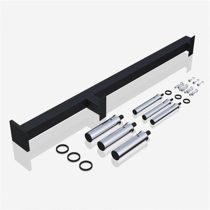 RACK DE RANGEMENT MURAL POUR DISQUES DE MUSCLATION 51MM 3/7