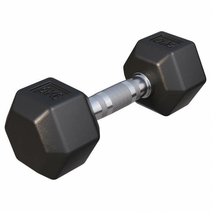 GORILLA SPORTS Šestihranná pogumovaná činka, 12,5 kg