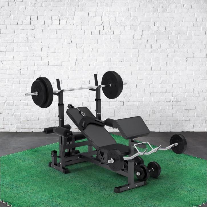 Tapis de Protection Fitness Puzzle - 16 Dalles, 60x60x1,2 cm, Tapis de Sol 7/7