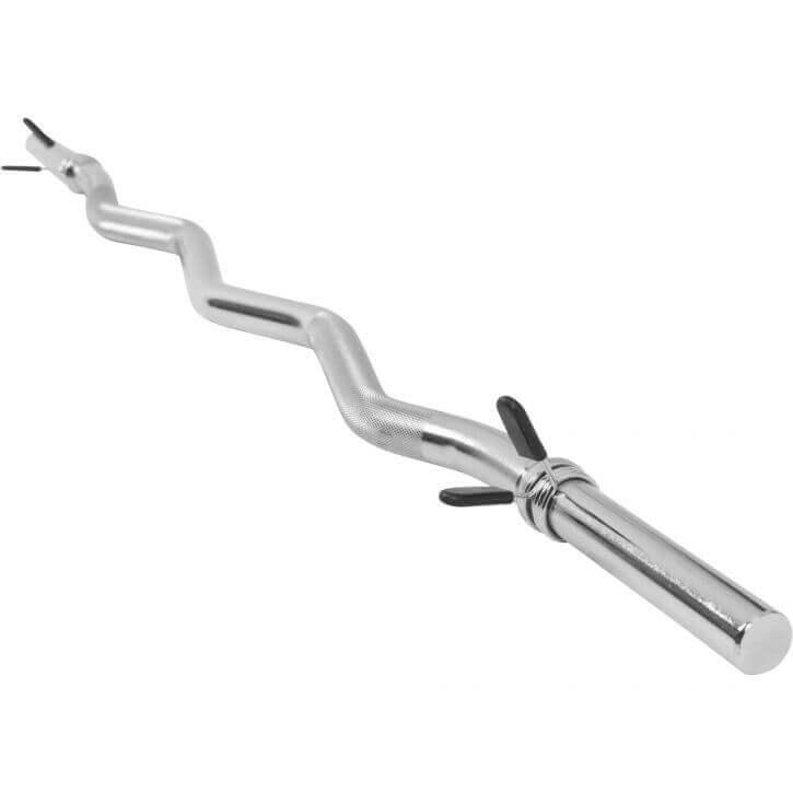 Set - barre longue, barre curl SZ, deux barres courtes et stop-disques 6/7