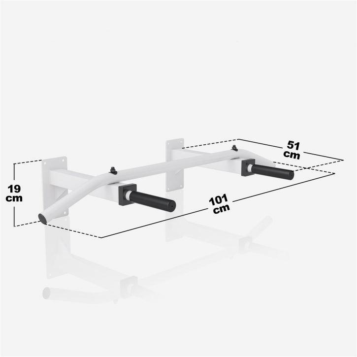 Optrekstang - Pull Up Bar - Wandmontage - Wit 6/7
