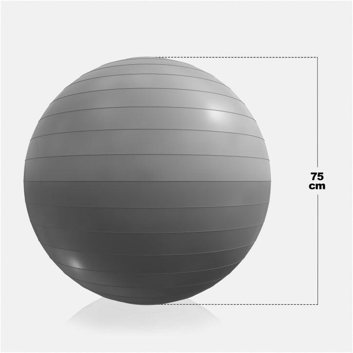 SWISS BALL | BALLON DE GYM | DIAM 75 CM | COLORIS AU CHOIX
