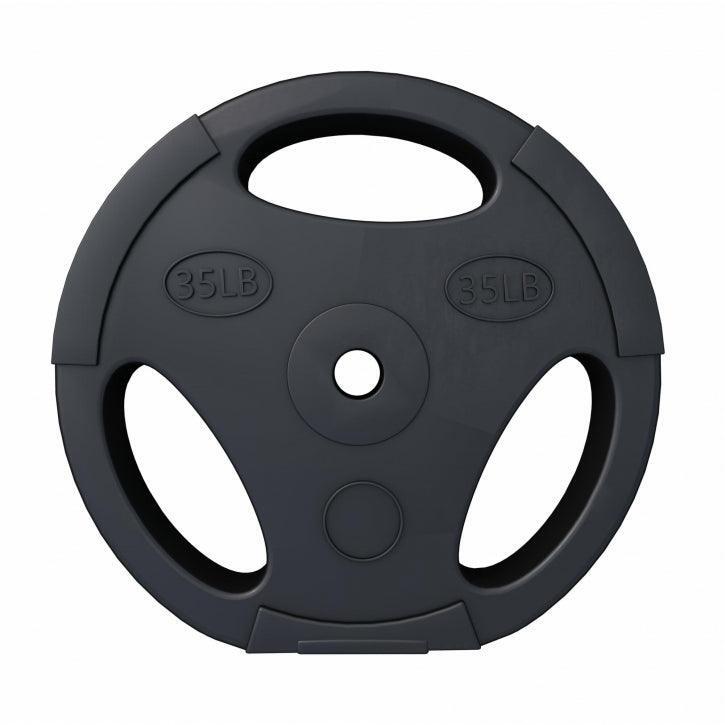 GORILLA SPORTS Hantelscheibe Kunststoff Gripper 1,25-15 KG