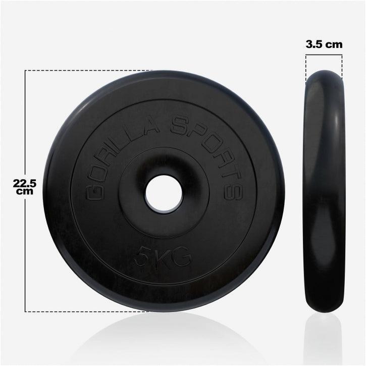 Disques de poids en caoutchouc avec alésage de 31 mm - De 0,5 KG à 30 KG 7/7
