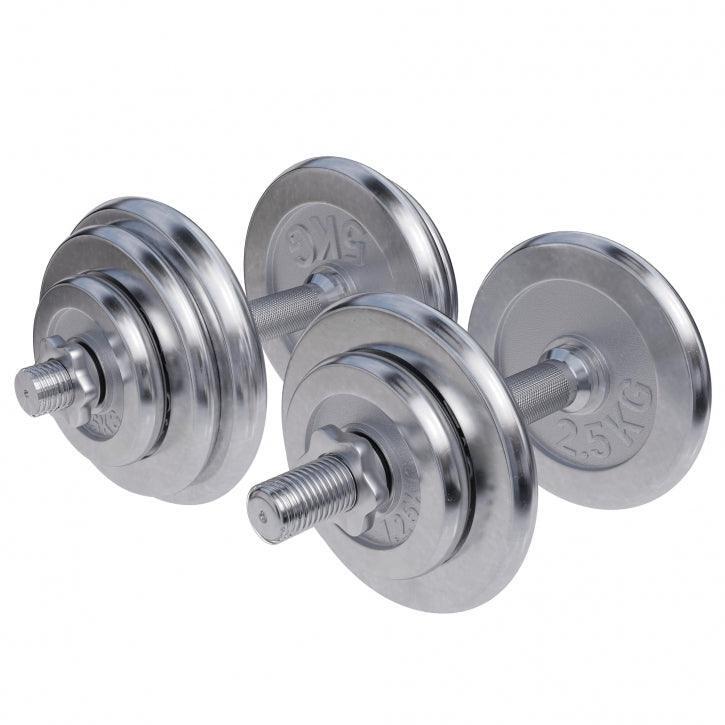 Kurzhantelset Chrom 30 kg 7/7