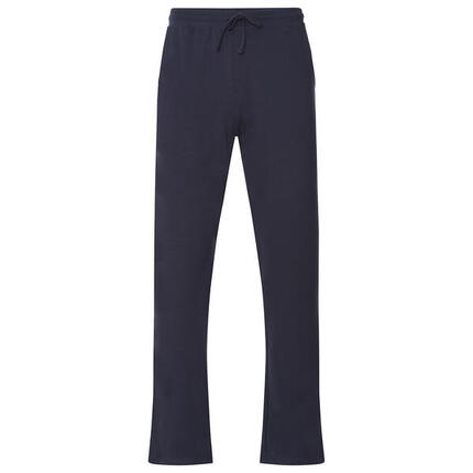 Herren Yogahose Straight Cut, Bio-Baumwolle, Dunkelblau (Black Iris)