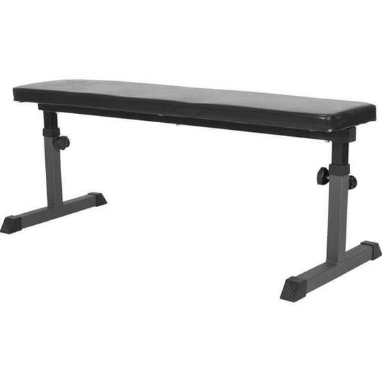 BANC PLAT GN023 RÉGLABLE EN HAUTEUR DE 44CM À 56CM | | MUSCULATION