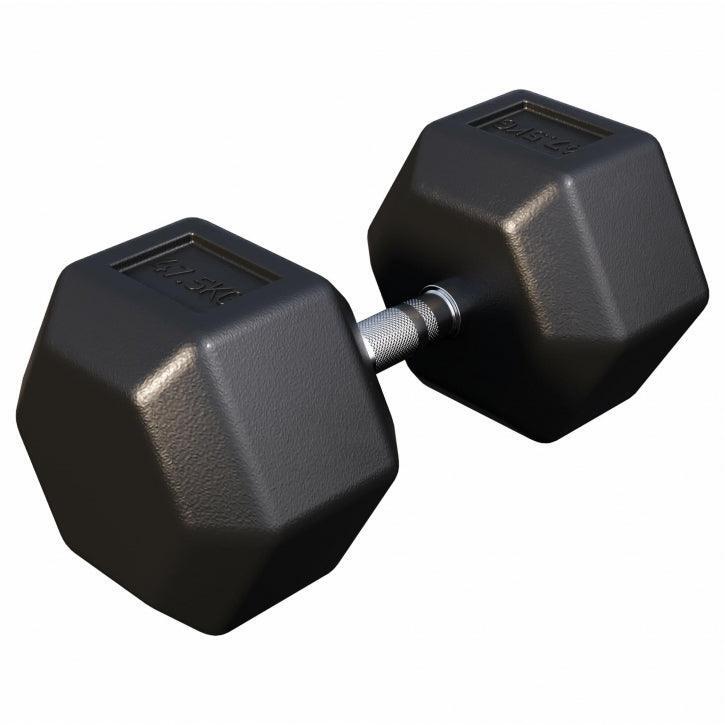 GORILLA SPORTS GORILLA SPORTS Hex Dumbbell Cast Iron 6 kg Black Rubber
