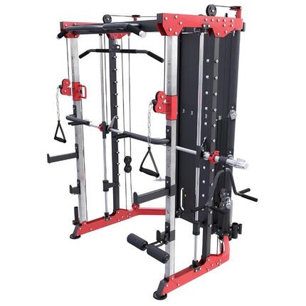 POWER RACK MULTIPOSTES CHARGES GUIDÉES | DIAM 50MM | MUSCULATION | SMITH MACHINE
