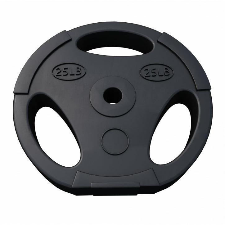 Gorilla Sports Gewichtsschijf - Halterschijf - 10 kg - Gripper Kunststof - 30 mm 6/7