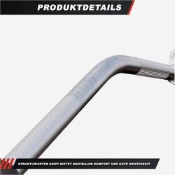 BARRE A DORSAUX AVEC POIGNÉES BOULES EN CAOUTCHOUC ET ÉLÉMENT D'ATTACHE | ACCESS