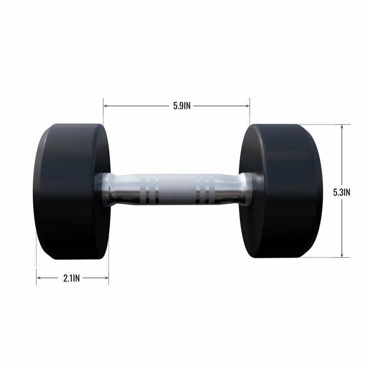 HALTÈRE MONOBLOC ROND | MUSCULATION | AU CHOIX DE 2,5KG À 40 KG 6/7