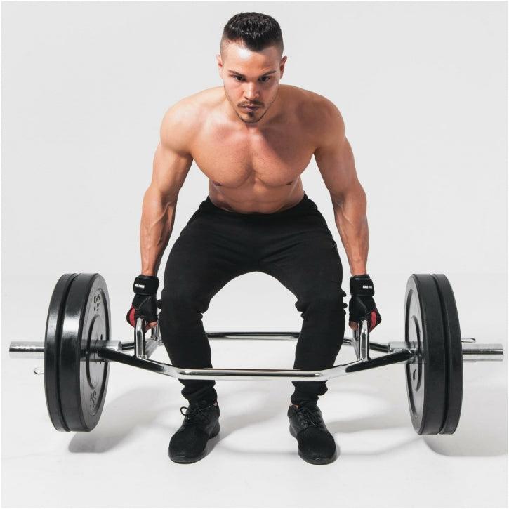 BARRE OLYMPIQUE HEXAGONALE | 25KG DIAM 50MM | MAX 270KG | STOP DISQUES À RESSORT 2/7