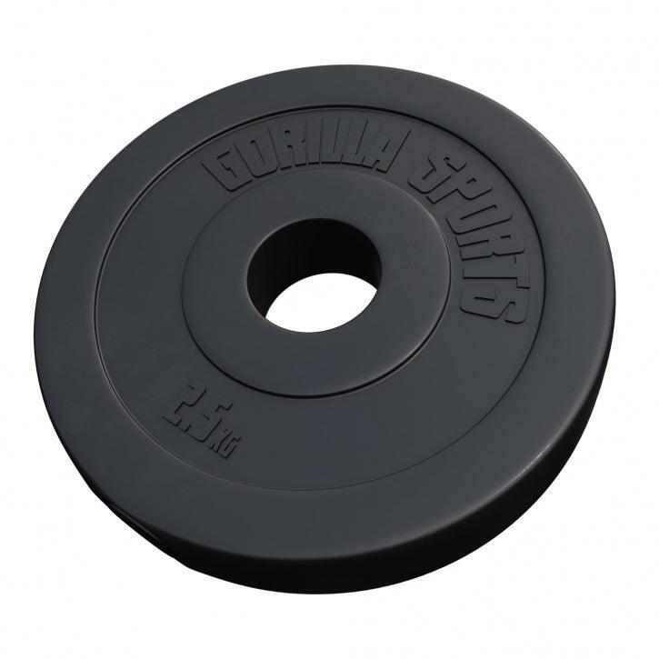 Lot de disques en plastique: 4 x 5 KG et 4 x 2,5 KG (30 KG) - 50/51mm | Poids ad 6/7