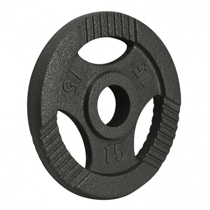 Obciążenie olimpijskie (1,25-20kg) 51mm talerz żeliwny uchwyty Gorilla Sports 4/7