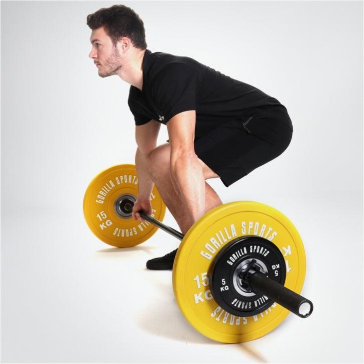 DISQUE BUMPER PRO EN CAOUTCHOUC | DIAMETRE 51 MM | MUSCULATION | AU CHOIX DE 5 À 6/7