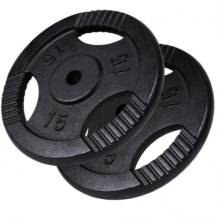 GORILLA SPORTS Hantelscheibe Guss Gripper 0,5-20 KG