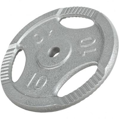 Gewicht - halterschijf - 1.25 kg - gripper gietijzer - 30 mm