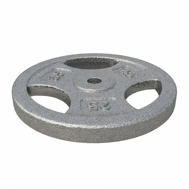 Obciążenie (1,25 - 20 kg) 31 mm talerz żeliwny z uchwytami Gorilla Sports 7/7