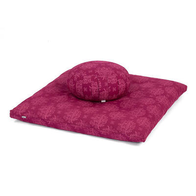 Maharaja Set: Meditationskissen Rondo + Zabuton | Mandala