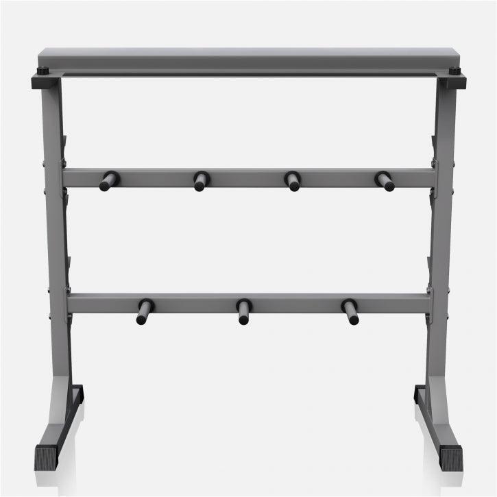 Rack di stoccaggio GORILLA SPORTS in acciaio 120x50x96 cm nero/grigio 3/7