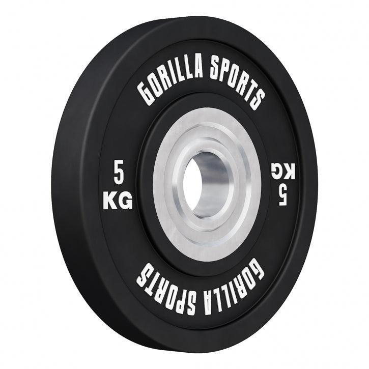 GORILLA SPORTS Bumper Plates Profi 5-25 KG