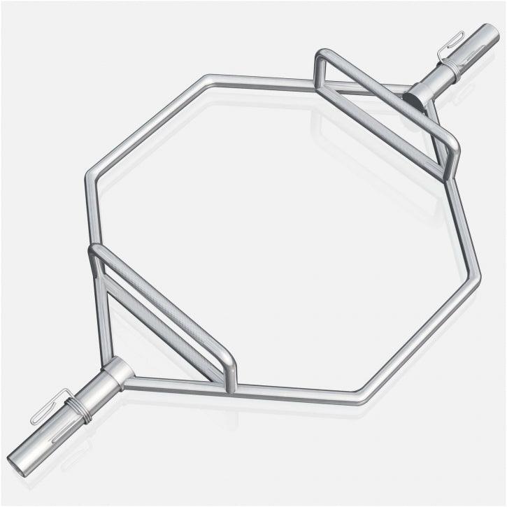 BARRE OLYMPIQUE HEXAGONALE | 25KG DIAM 50MM | MAX 270KG | STOP DISQUES À RESSORT 3/7