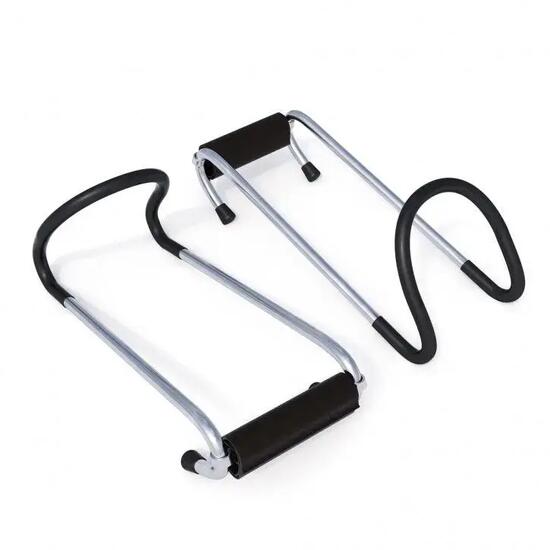 Crochets de traction Gorilla Sports Power Hooks 12 cm néoprène chrome
