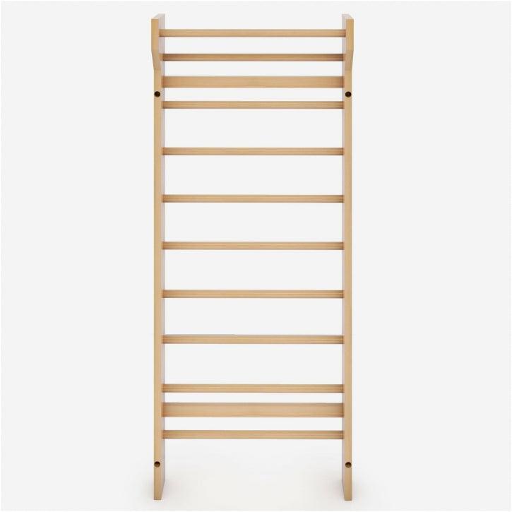 ESPALIER SIMPLE EN BOIS VERNIS | MUSCULATION ET RÉEDUCATION 4/7